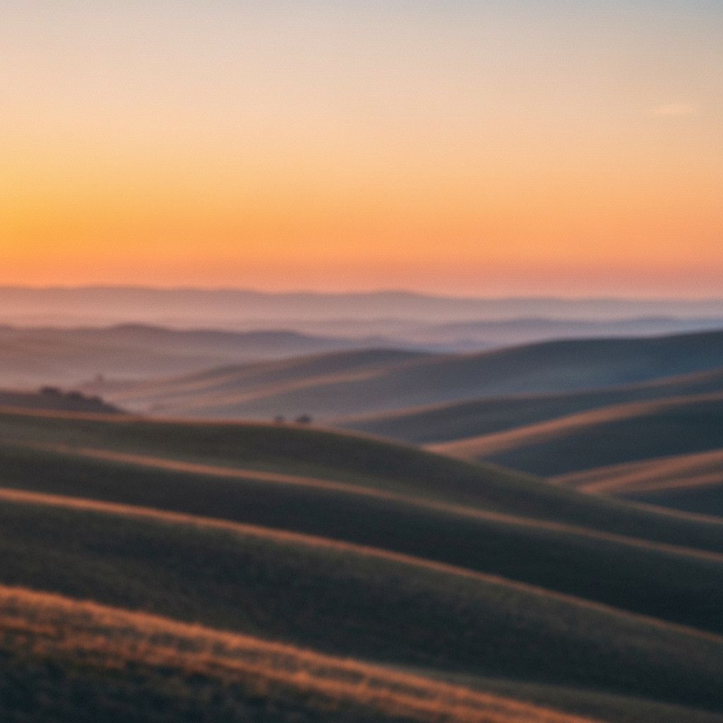 Paesaggio sfocato al tramonto – SalvaSounds Atmosfere